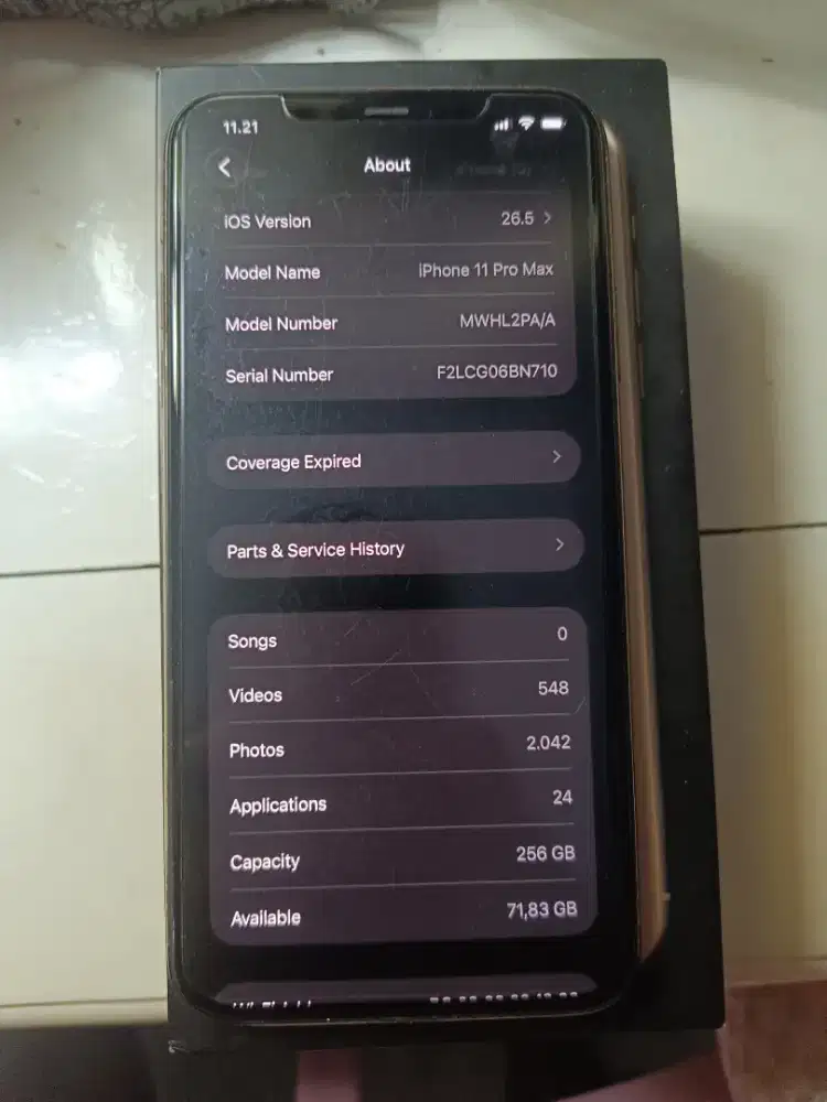 Dijual cepat Iphone 11 Pro Max