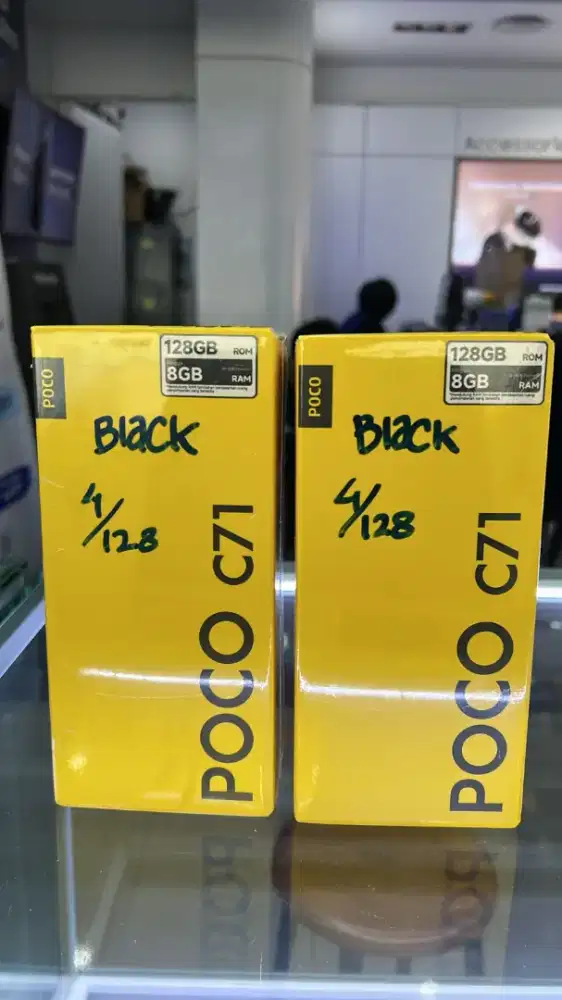 Poco C71 4/128 black new segel