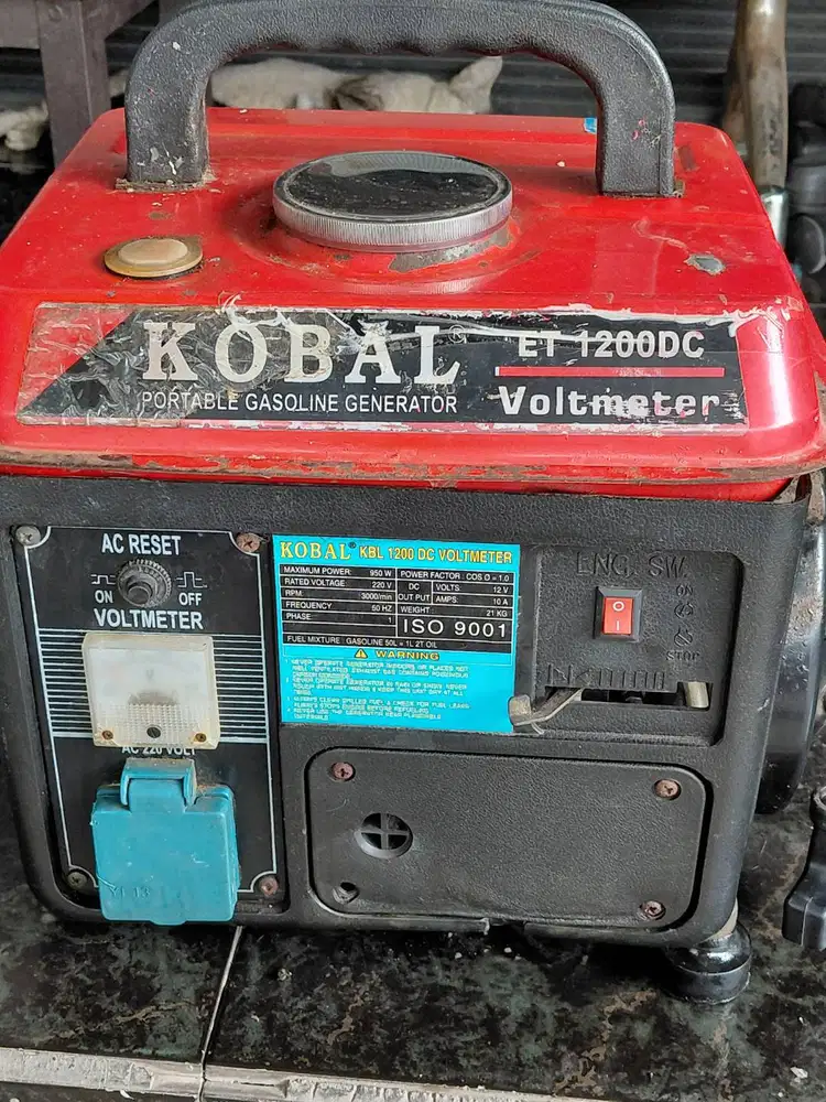 Mesin Genset Kobal 950 W 1200DC
