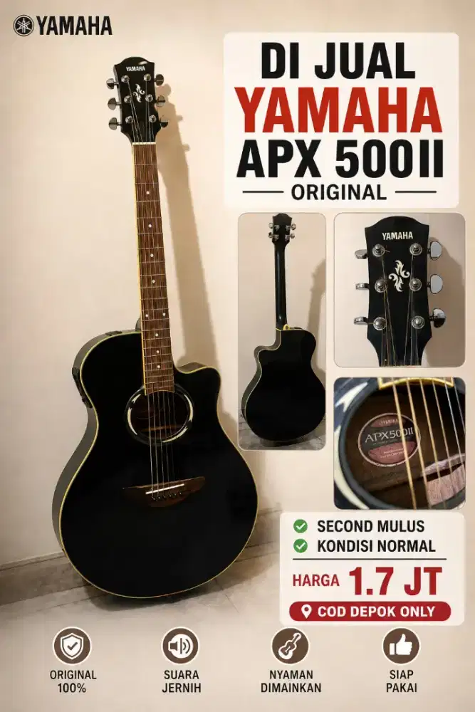 YAMAHA APX500II ORIGINAL - SECOND MULUS NEGO TIPIS