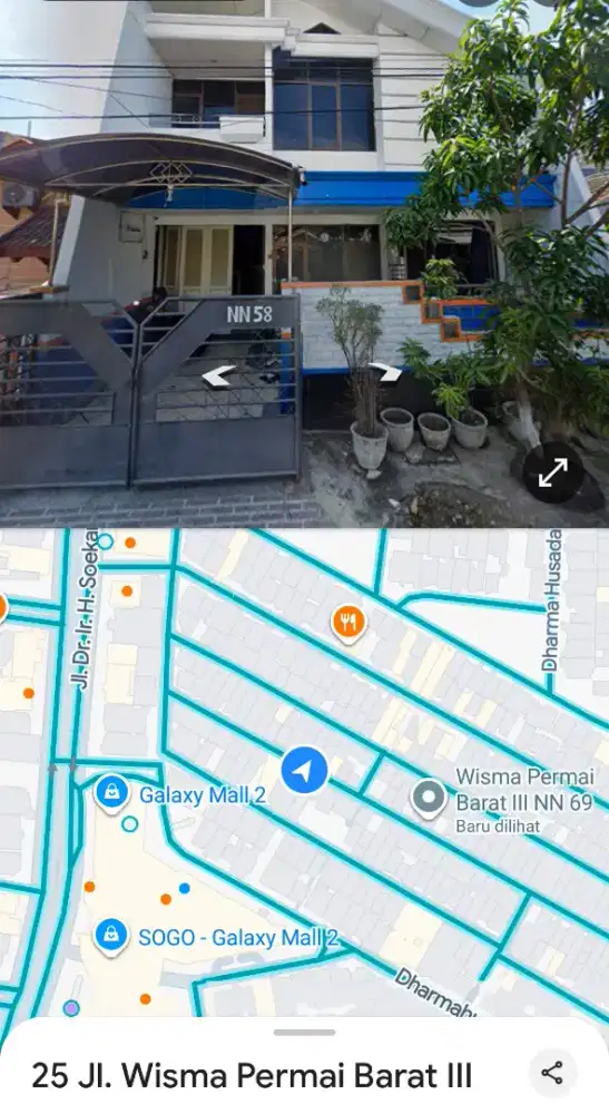 DISEWAKAN RUMAH SURABAYA DKT UNAIR, GM