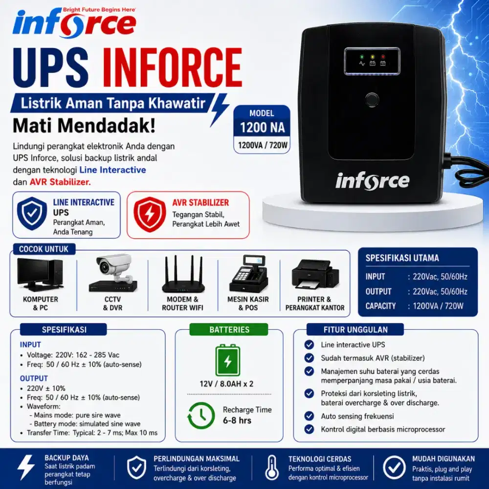 UPS INFORCE 1200VA