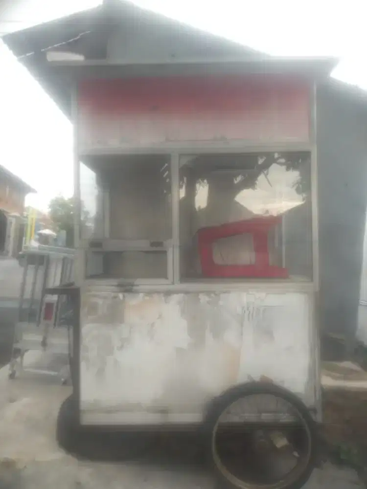Jual gerobak almunium angkut sendiri