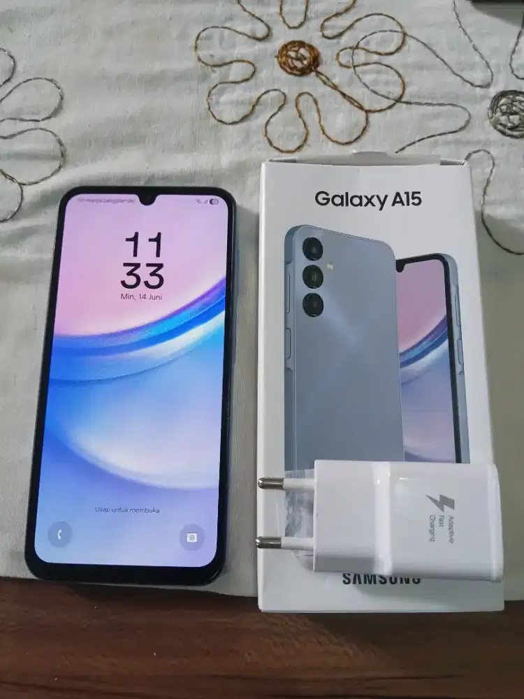 Samsung A15 blue