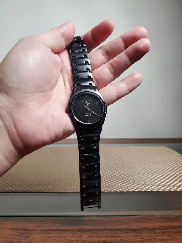Jam Tangan AC Alexandre Christie 8228MD Shappire Full black Original