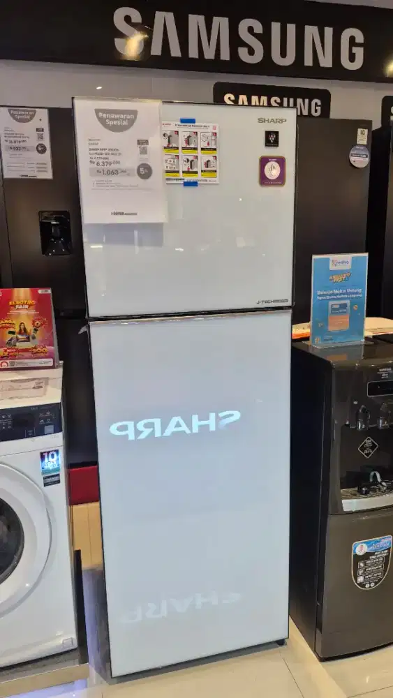 Promo kulkas sharp 2 pintu inverter