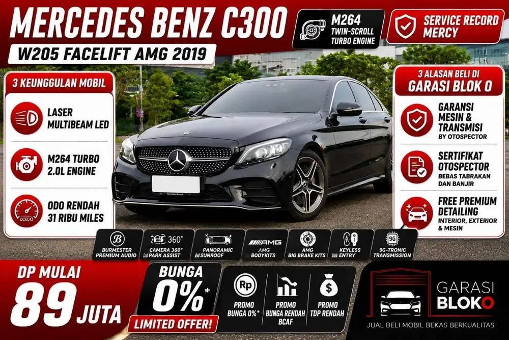 Mercedes Benz C300  W205 Facelift AMG 2019