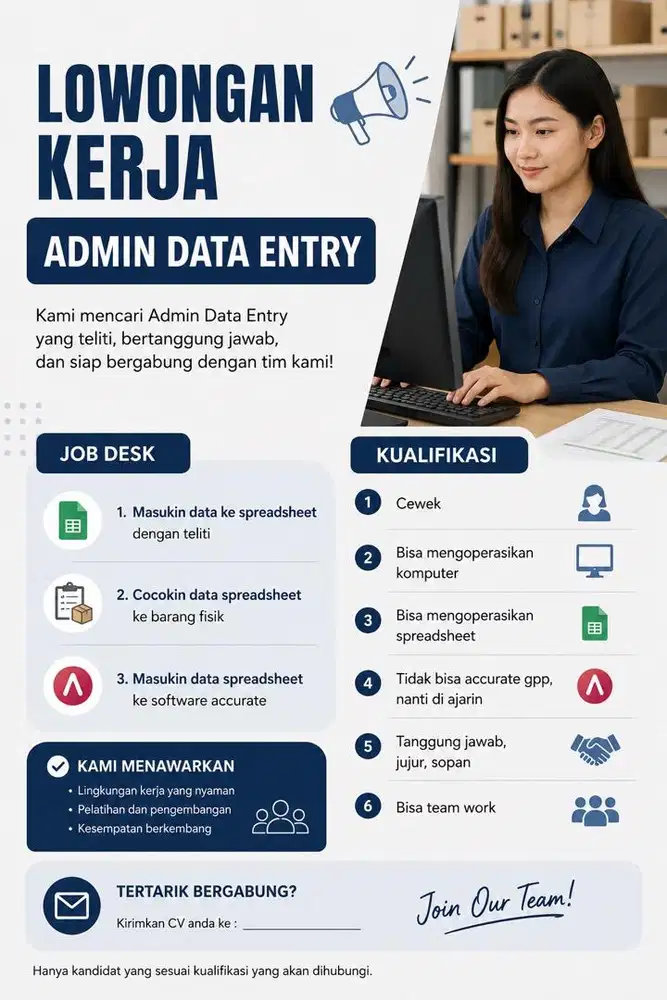 Lowongan kerja admin