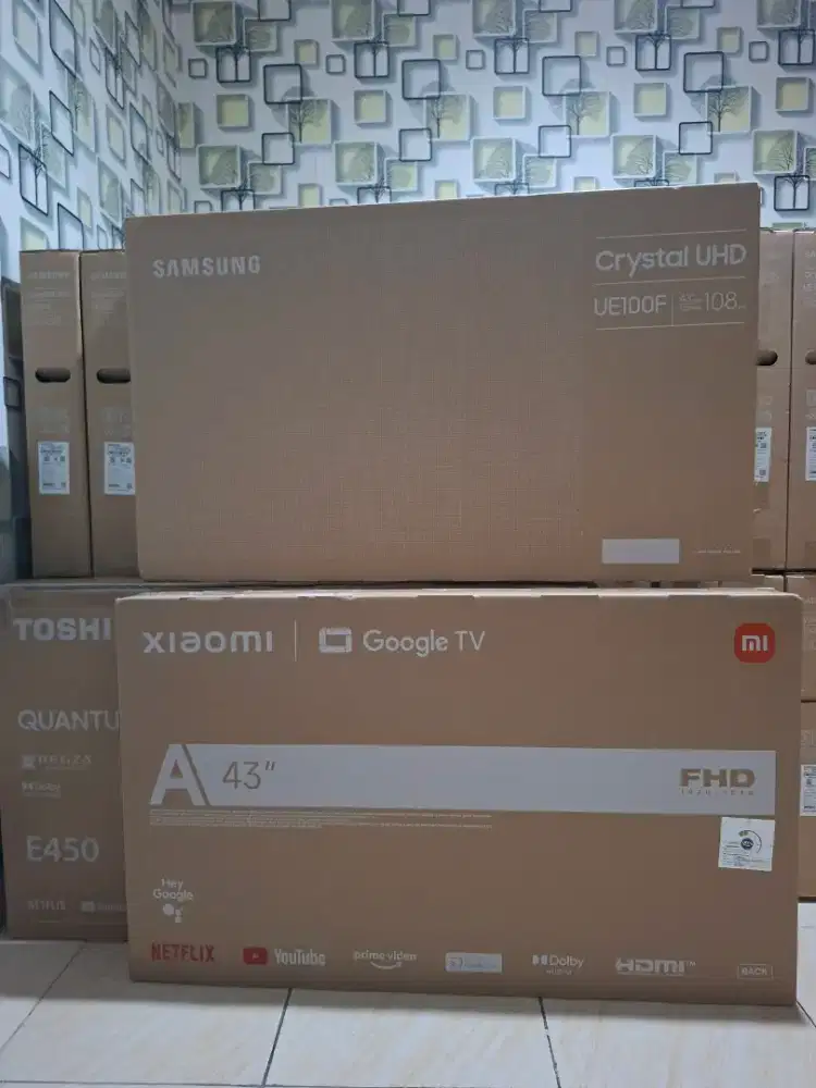 Smart tv 43 inch Xiaomi Samsung & Toshiba