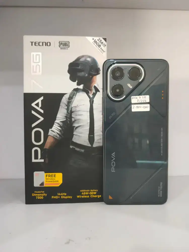 Tecno pova 7 5g ram 8/256 second