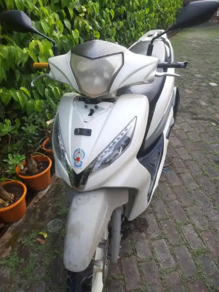Sym Shark 125cc 2012/2011 Surat lgkp plat BG Palembang mtr bahan hidup
