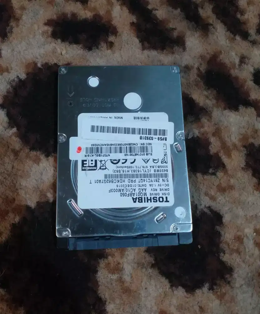 HDD 500gb toshiba
