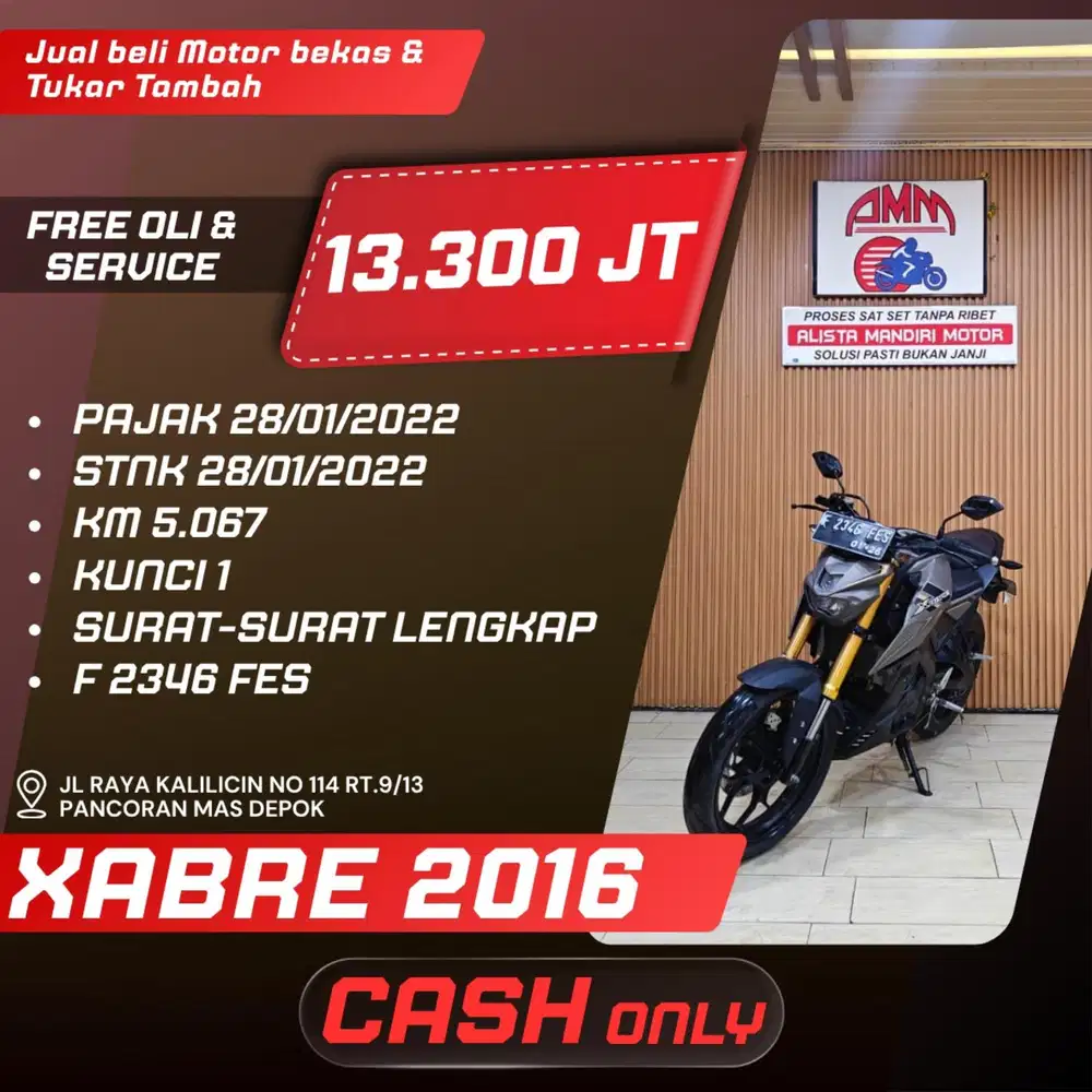 XABRE 2016 CASH ONLY ALISTA