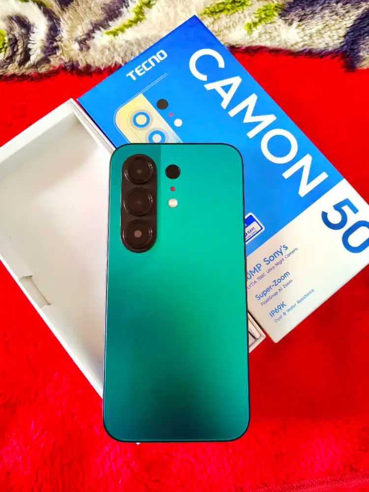 Camon 50 Ram 8+8/256 Gb Fullset Like New Belum Ada Sebulan