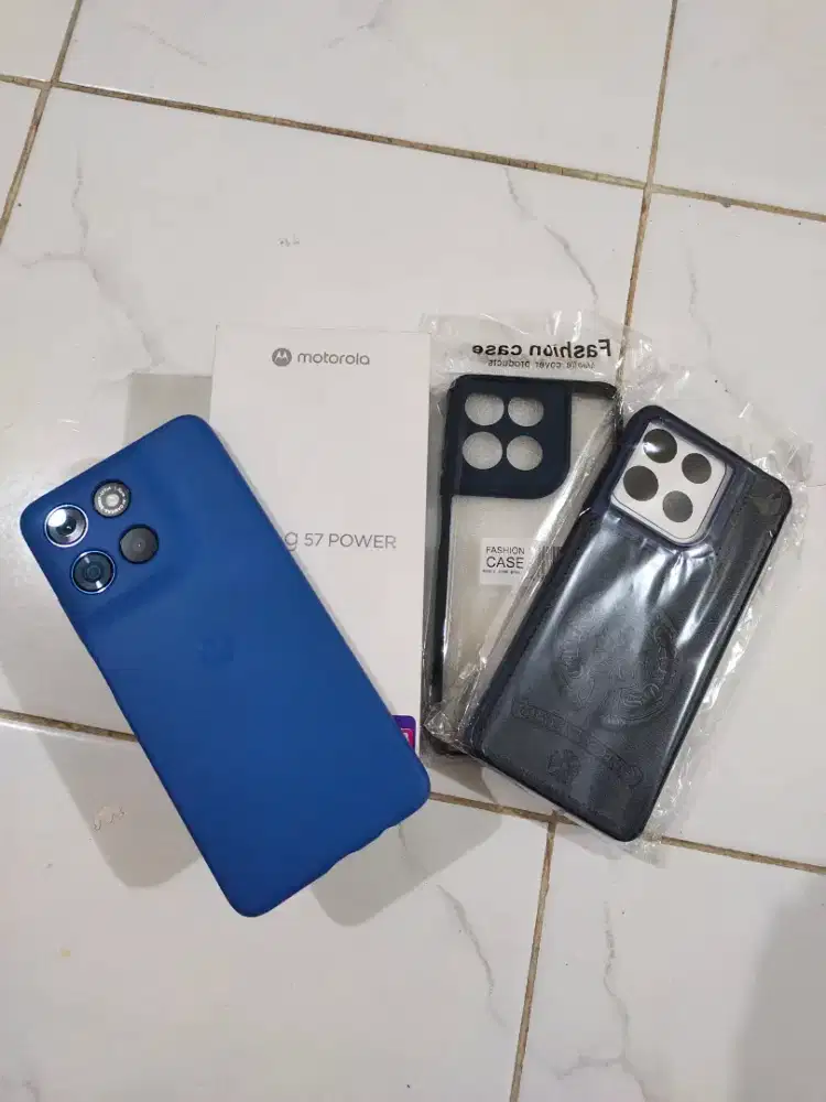 Motorola G57 power 2 minggu pakai, bonus case
