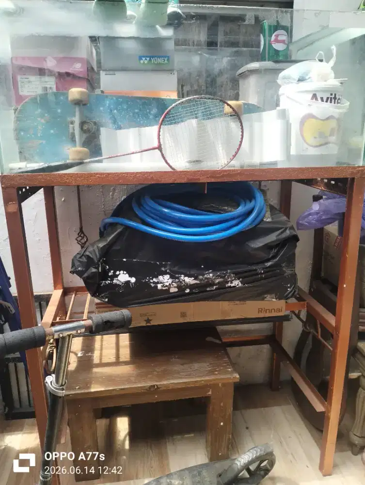 Aquarium seadanya agk rembes di silent ny...kaca aman kurleb 100x60x60