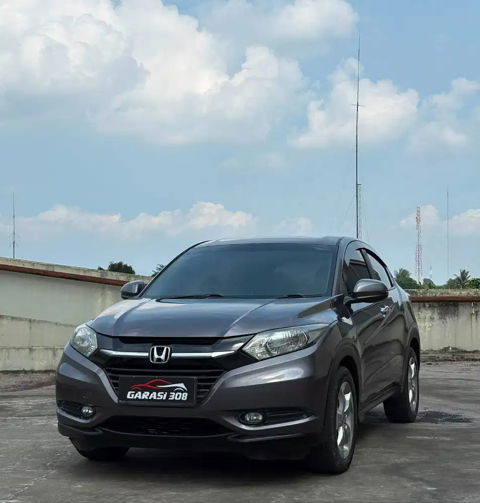 Honda HRV 1.5 E CVT AT 2018 HR-V Abu Abu KM 93 rb record