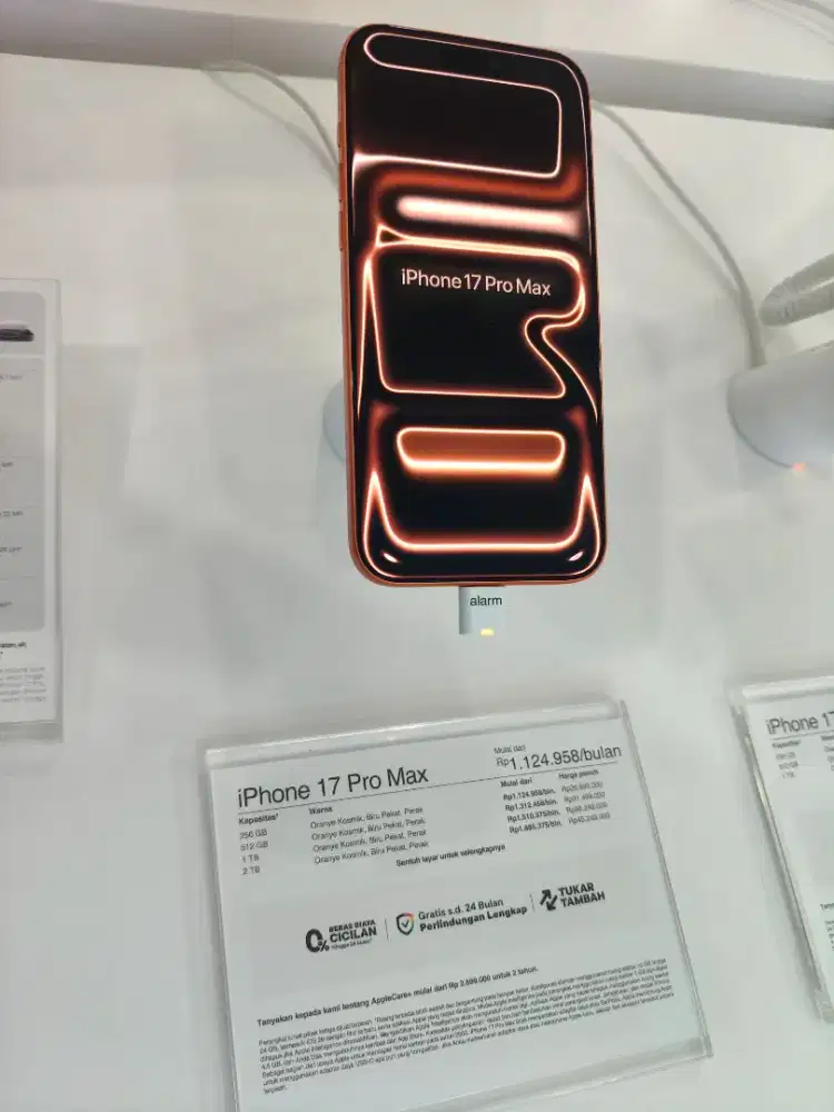 Iphone 17 Promax 256GB, Cicilan 0% Tanpa DP by Kredivo