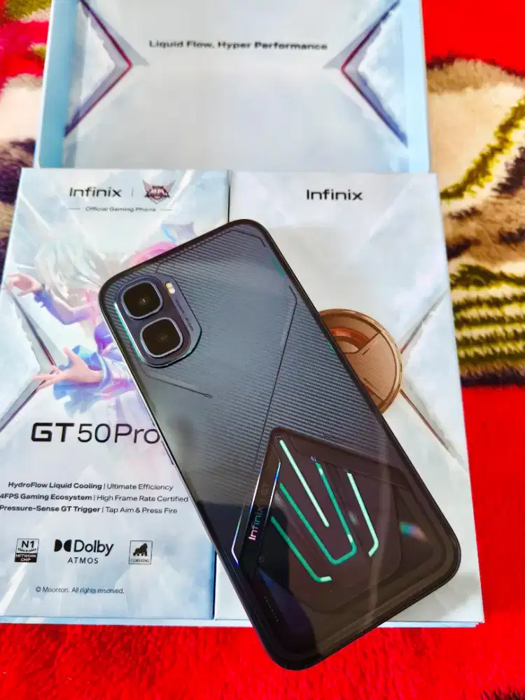 Infinix GT 50 Pro 5G Ram 12+12/512 Gb Fullset Mulus Garansi Panjang