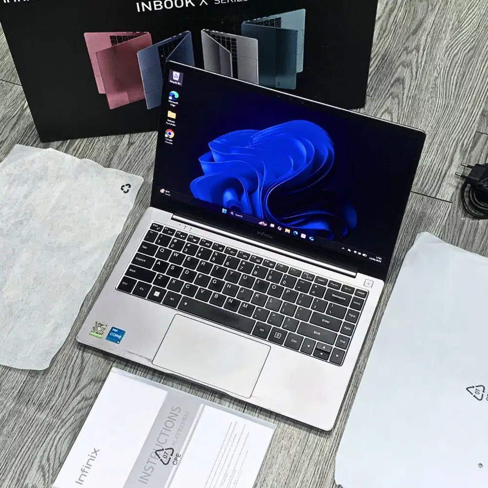 MURAH INFINIX INBOOK X2 GEN 11 8GB/256GB SSD LENGKAP ORI