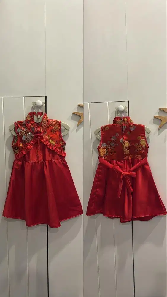 Preloved Cheongsam anak perempuan 2 tahun