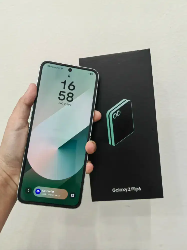 Samsung Z flip 6 12/512 Fulset ori resmi sein no minus