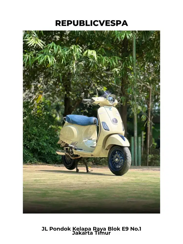 PIAGGIO VESPA LX 150 3V IE TH 2013 WARNA BEIGE SABBIA