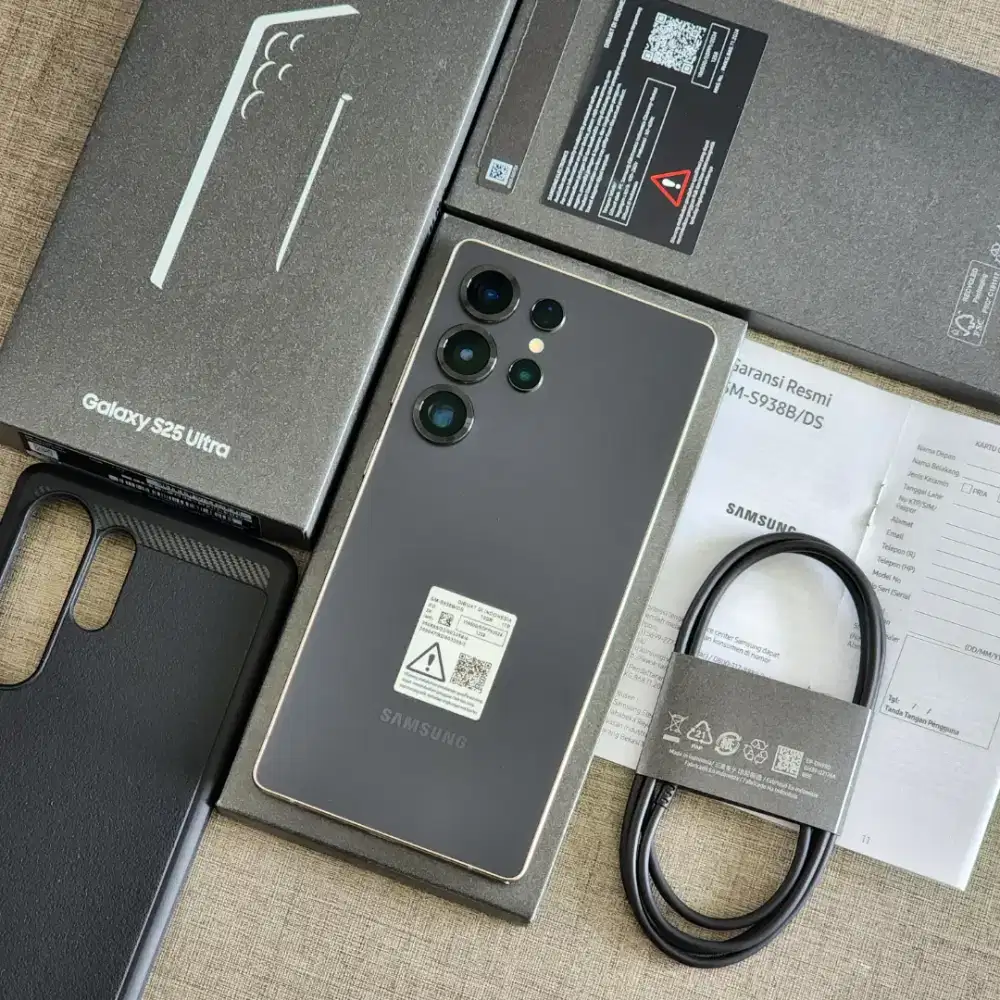 Samsung S25 Ultra 12/1TB Black Resmi SEIN