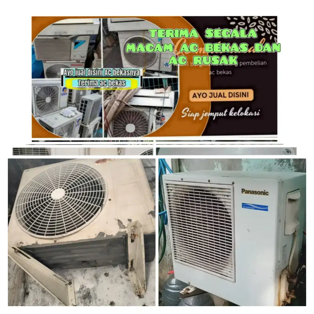 Terima ac bekas rusak
