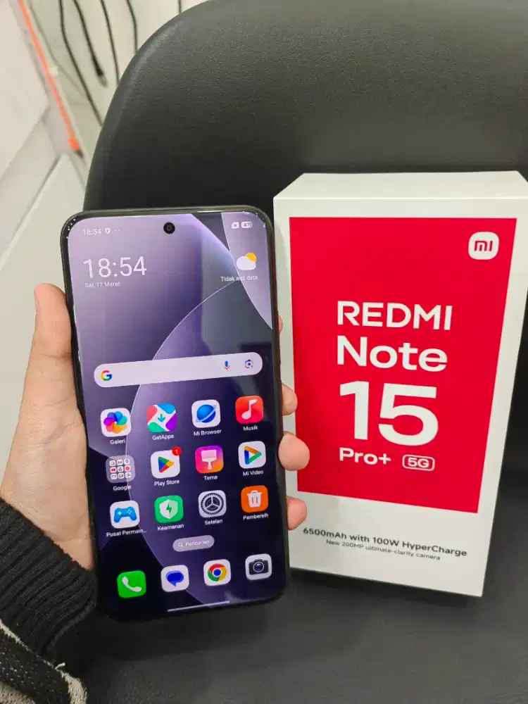 Redmi note 15 pro plus 5G 12/512 Fulset ori likenew