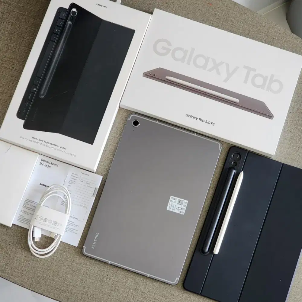 Samsung Tab S10 FE 8/128GB WiFi Garansi Resmi SEIN Februari 2027