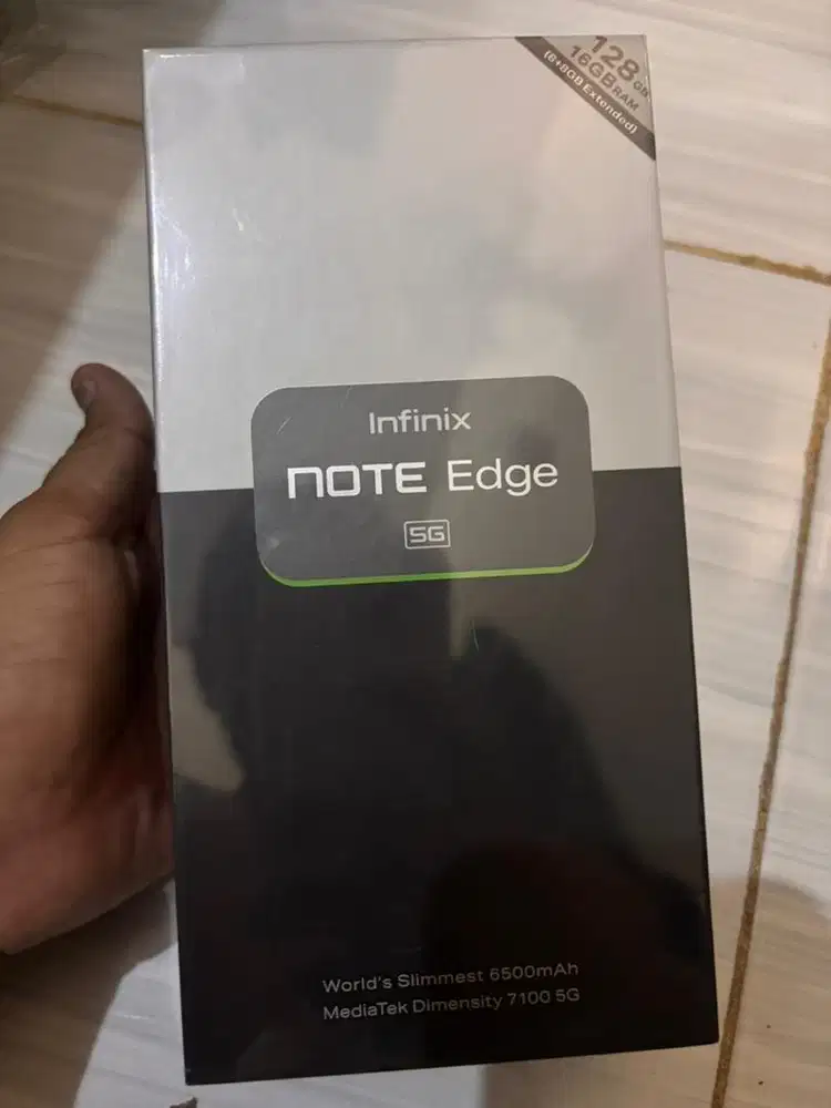 Jual infinix note edge 5G 8/128 masih baru mulus segel