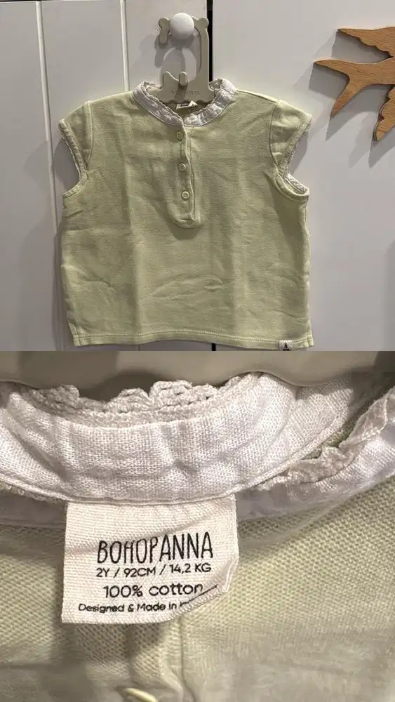 Preloved baju anak perempuan bohopanna 2 tahun