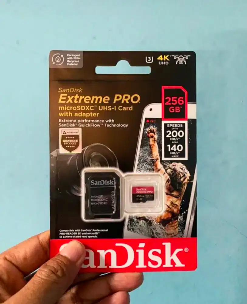 Memori micro sd 256gb
