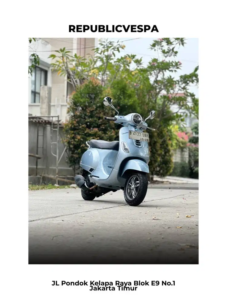 PIAGGIO VESPA LX125 IGET FACELIFT TH 2022 WARNA GREY DELICATO