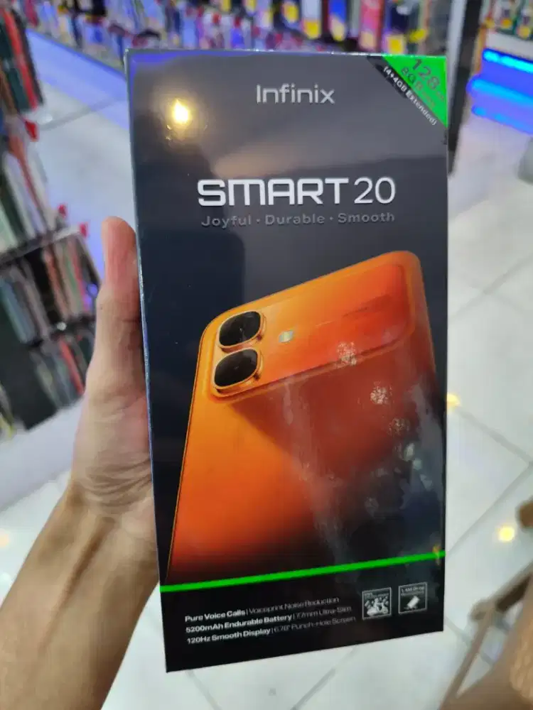 INFINIX SMART 20 RAM 4GB ROM 128GB GARANSI RESMI 1TAHUN