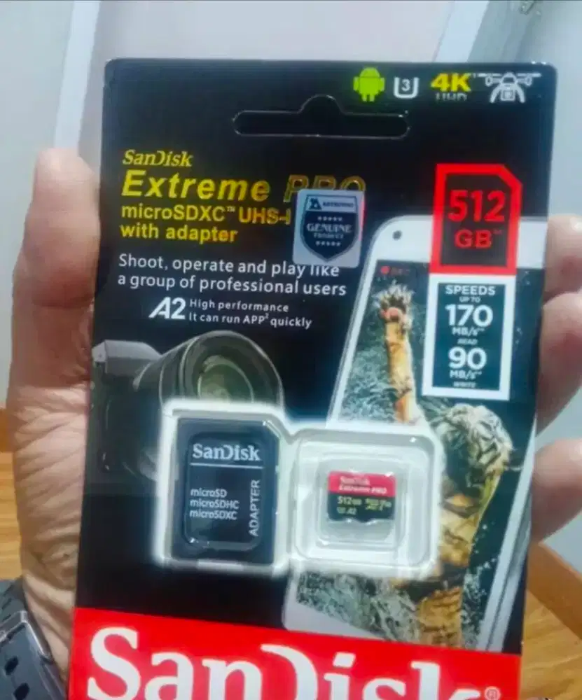 Memori micro sd 512gb
