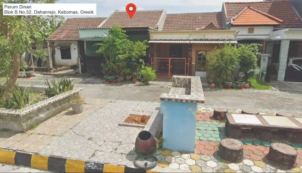 Jual Rumah Gresik Kota Perum Dinari, Luas + FASUM Garden