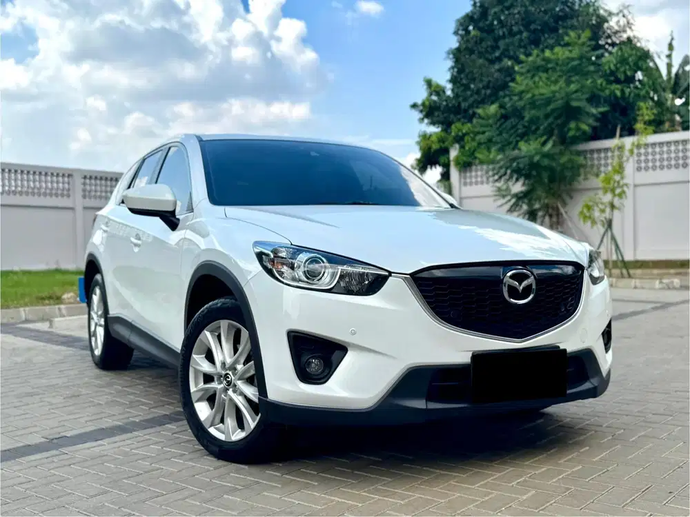 (KM 60 RIBU) Mazda CX5 GT Sunroof Putih 2013! FULL RECORD MAZDA
