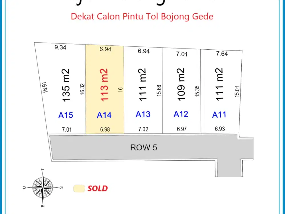 15 Menit RS. RST Dompet Dhuafa Tanah Matang Free SHM