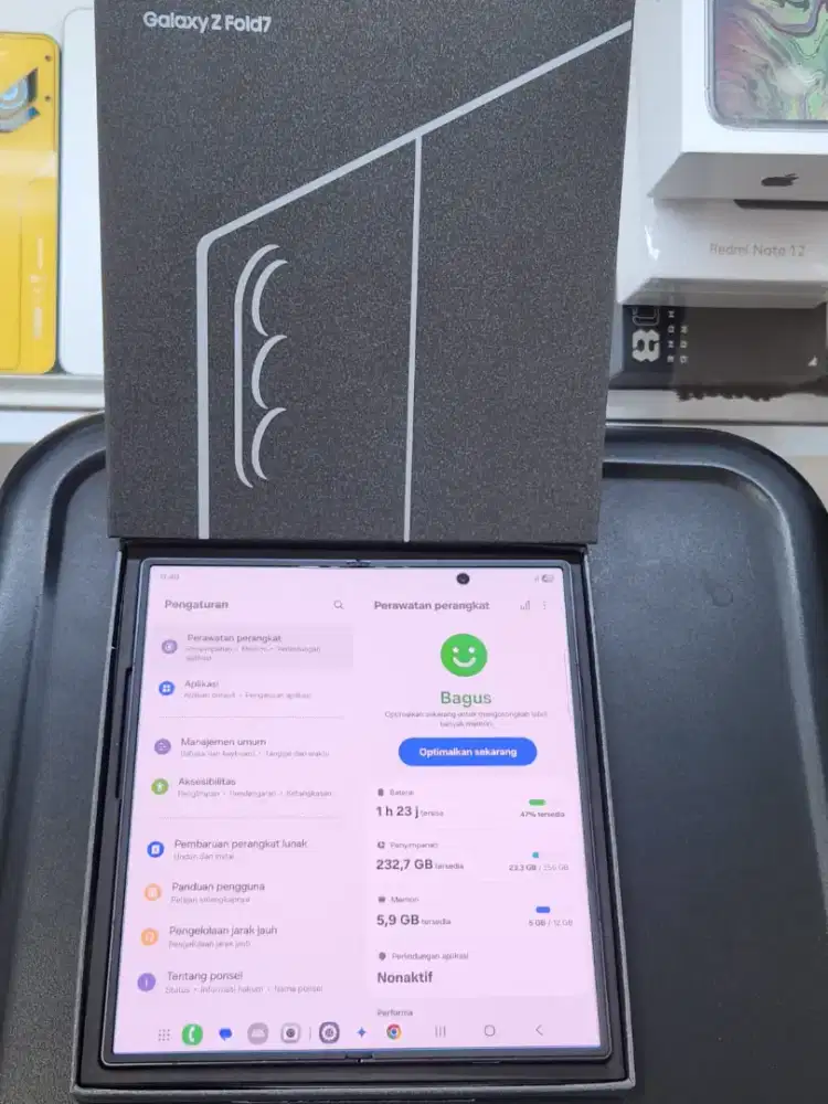 Samsung Z fold 7 ram 12/256 resmi sein