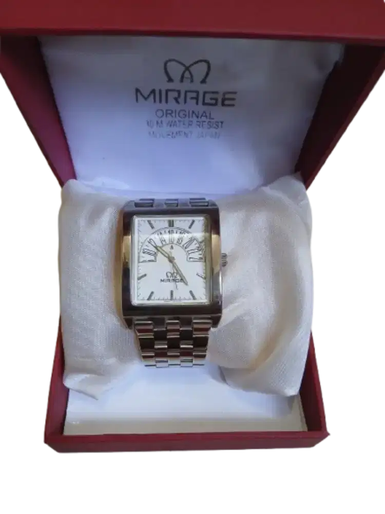 Jam Quartz Mirage NOS mulus perlu baterai
