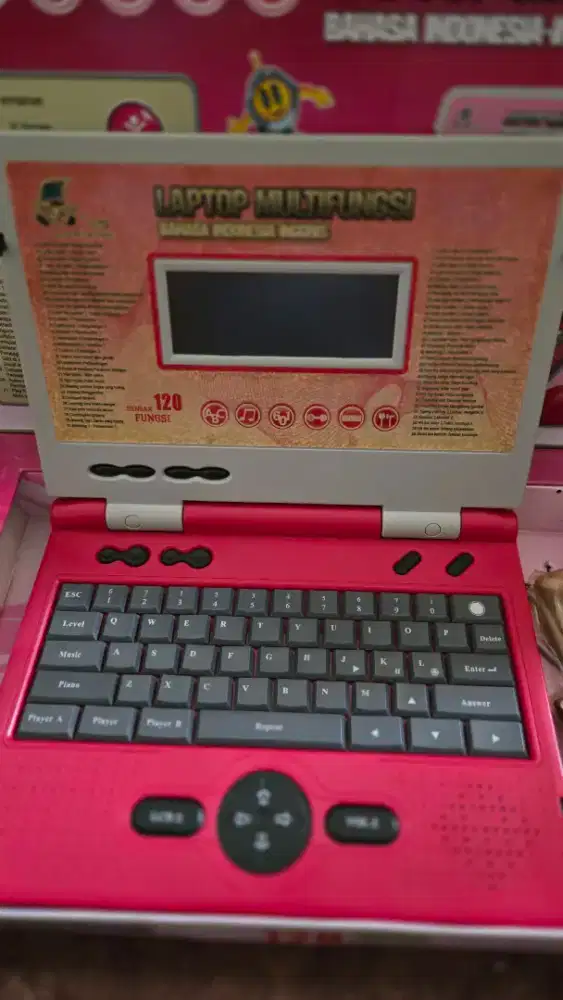 Laptop multifungsi bahasa Indonesia Inggris untuk anak