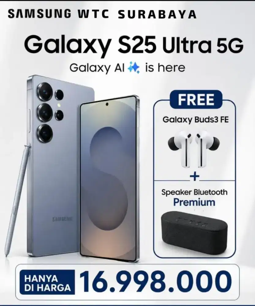 Cicilan mudah syarat ktp saja Samsung galaxy S25 ultra 12/256