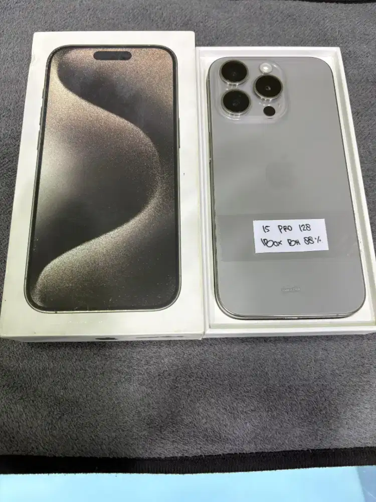 SECOND IPHONE 15 PRO 128GB GRAPITE EX-IBOX