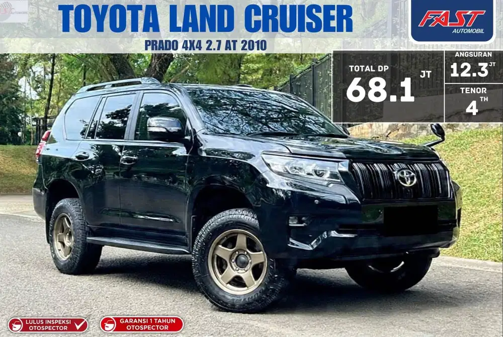 GOOD CONDITION TOYOTA LAND CRUISER PRADO 2.7 AT 2010 SUNROOF