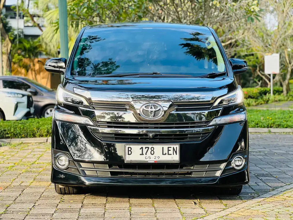 KM80RB ASLI RECORD PERORANGAN |VELLFIRE 2.5 G AT BENSIN 2017 JOK HITAM