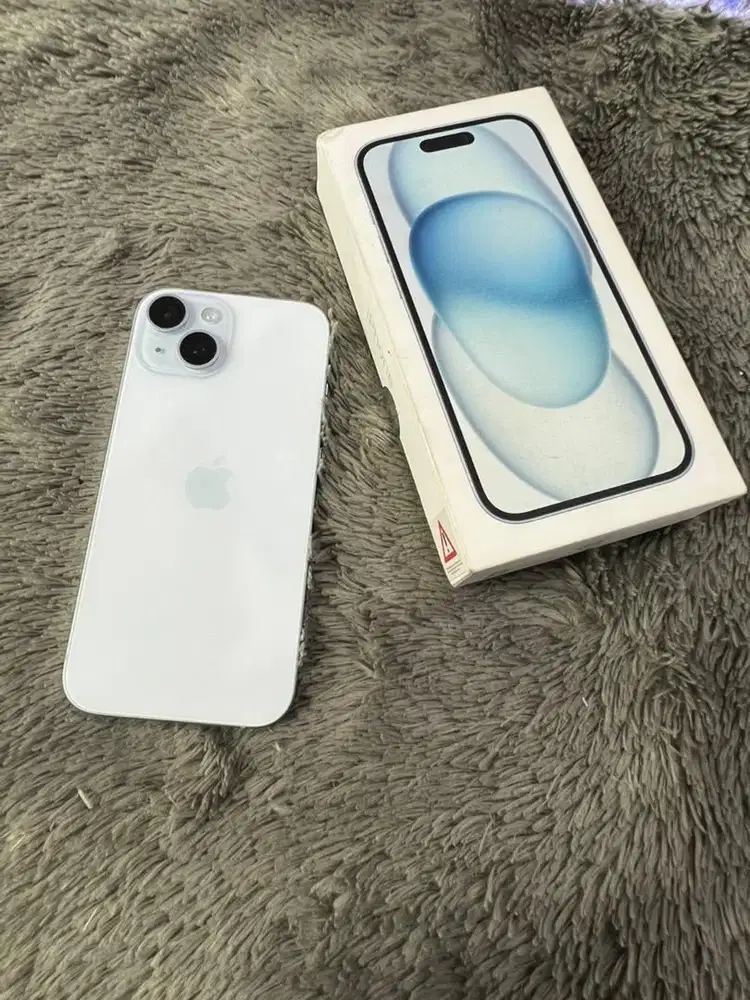 Iphone 15 128 gb inbox fullset ori mulus