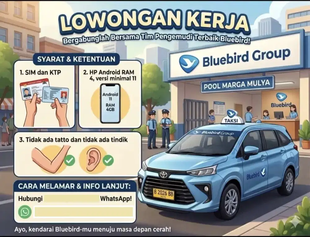 LOWONGAN KERJA SIM A/B SOPIR DRIVER JUNI 2026