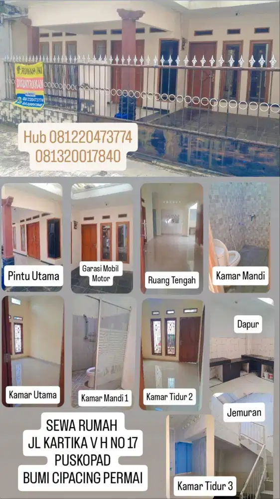 Disewakan Rumah Huni untuk Keluarga